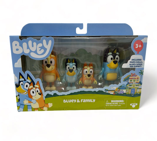 Bluey and Family 4 Pack Set