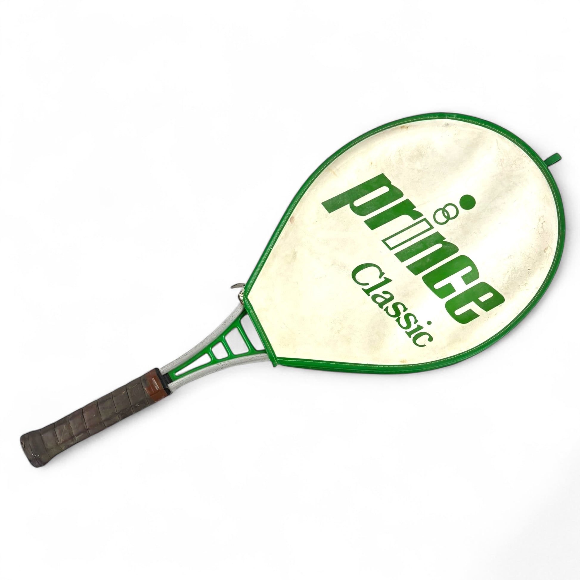Vintage Green Tennis Racket