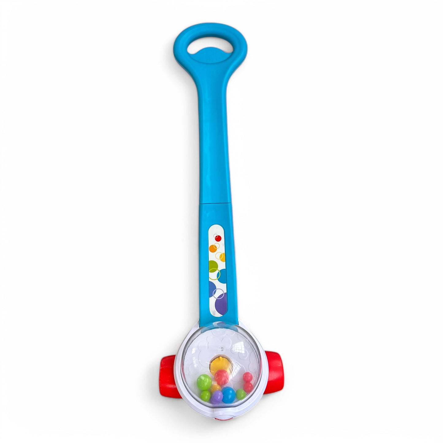 Blue Push-Along with Ball-Popping Action for Infants