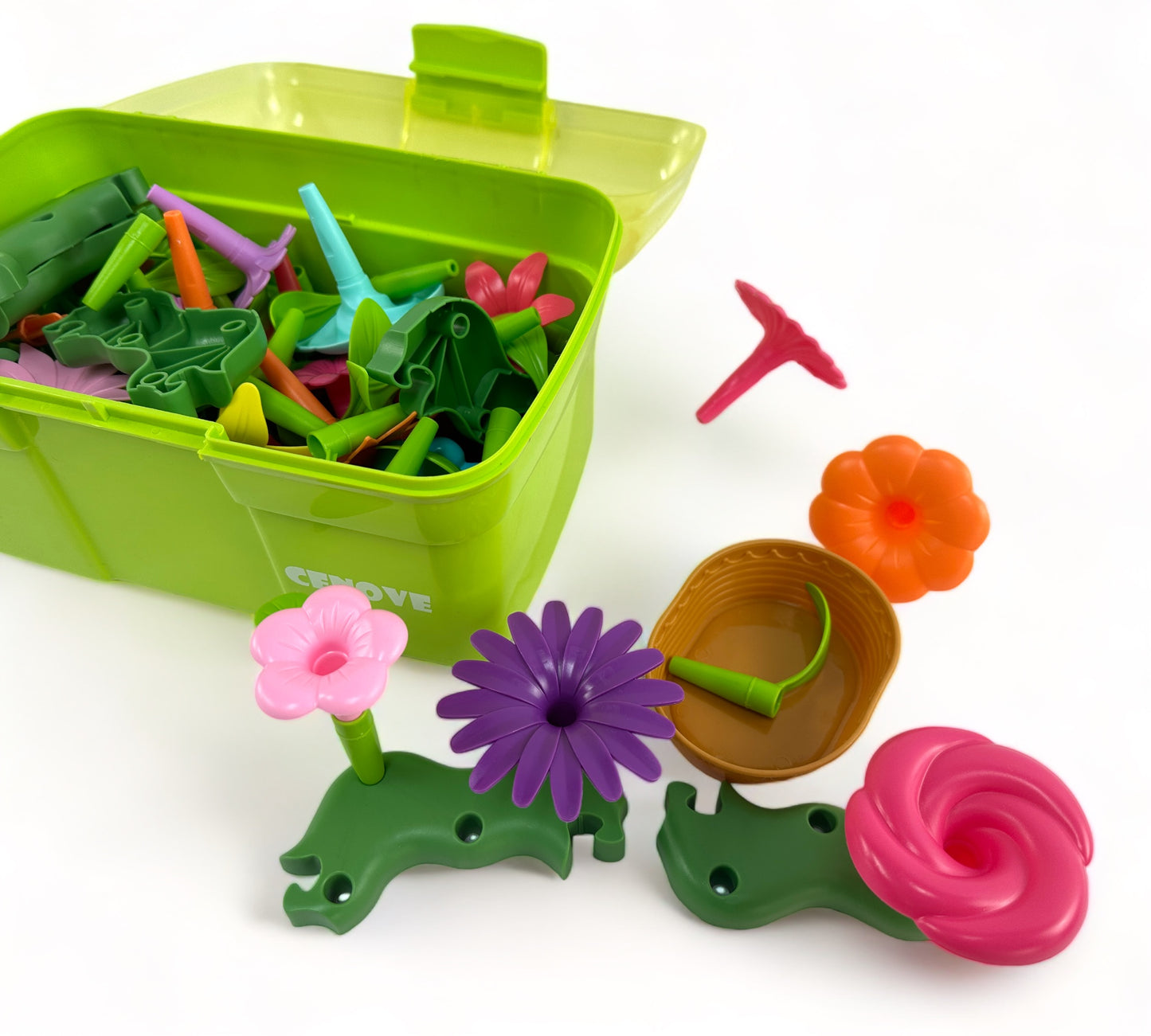 Flower Garden Building Toy Set