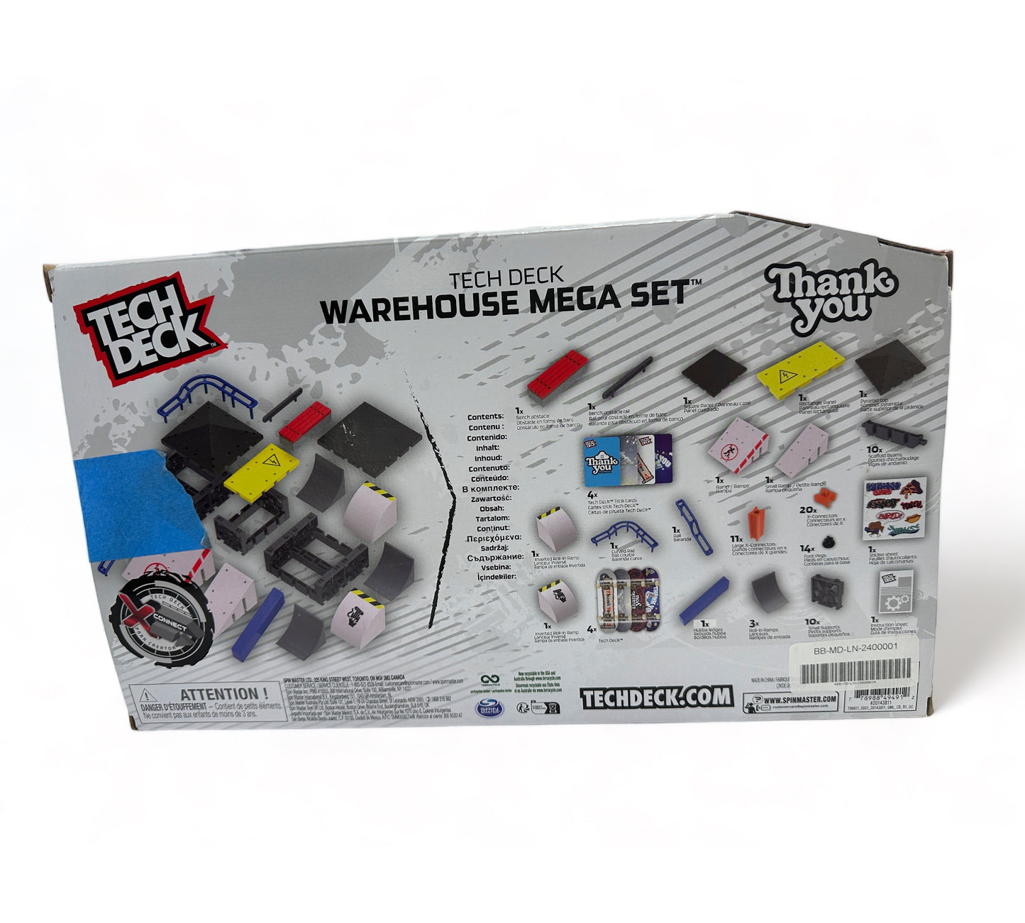 Tech Deck Warehouse Mega Set (Thank you Skateboards)