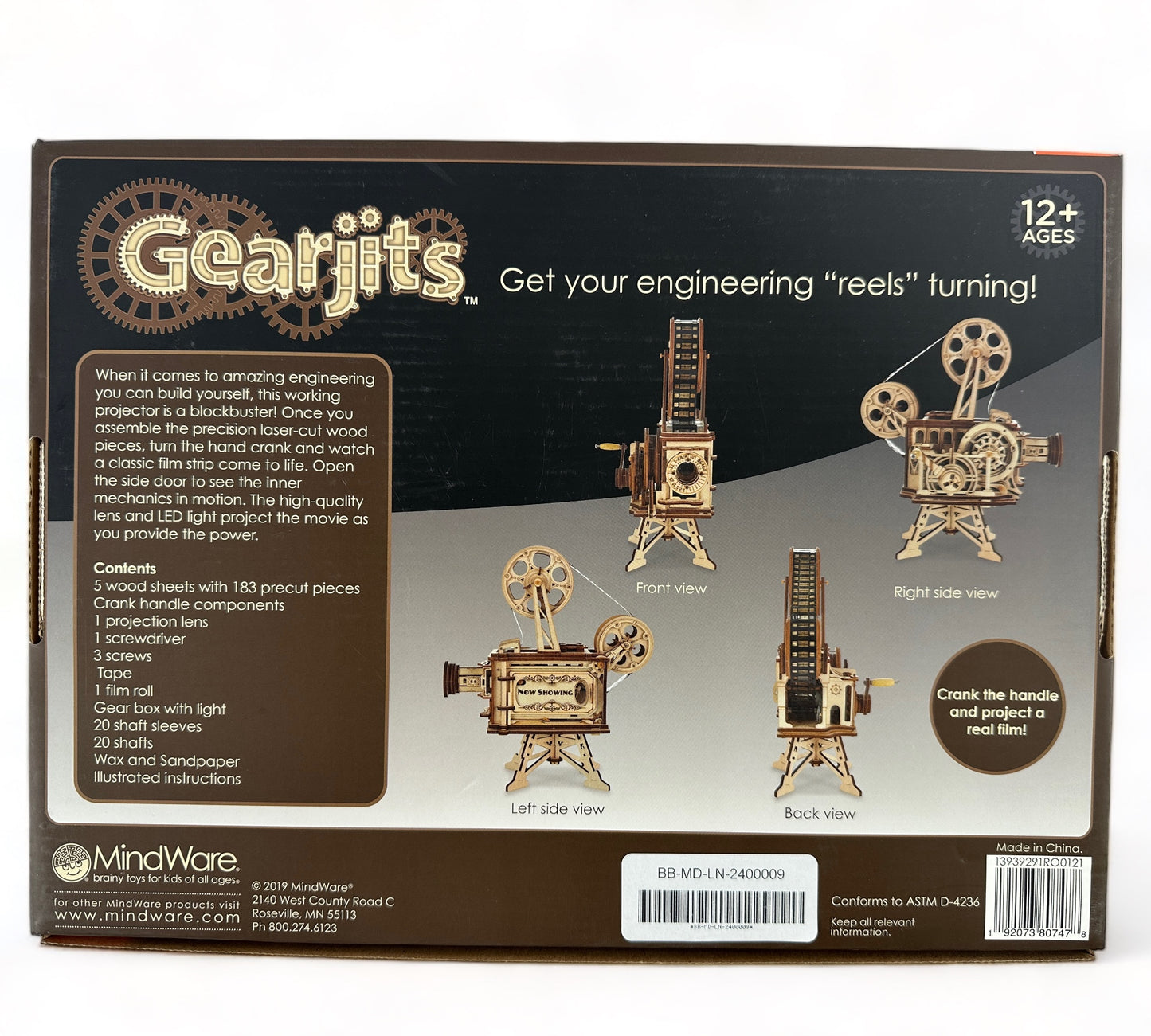 Movie Projector 3D Wooden Puzzle