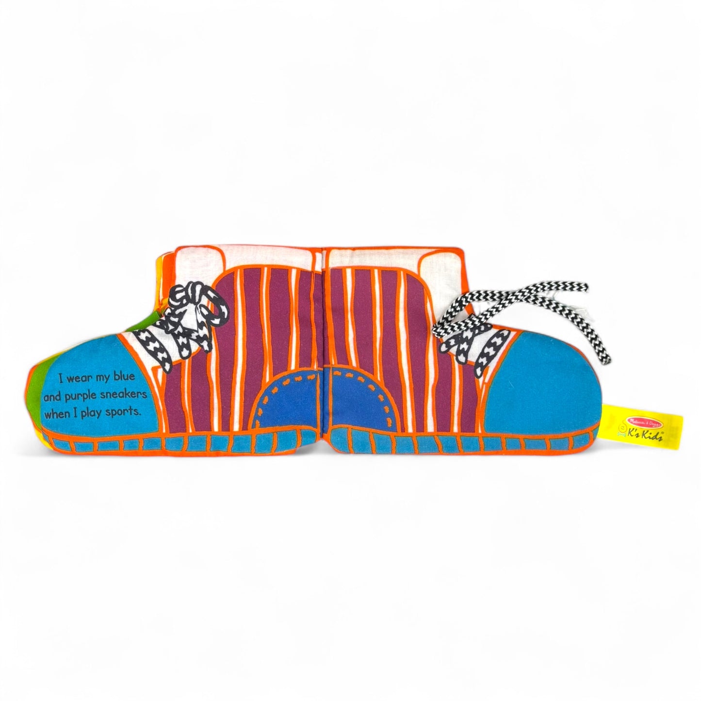 K’s Kids My Shoes 8-Page Soft Activity Book for Babies and Toddler