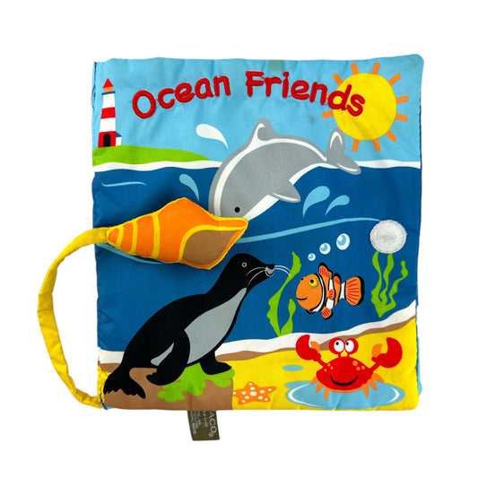 Swimming Ocean Friends Seashell Sea Blue Children's Musical Soft Toy Books