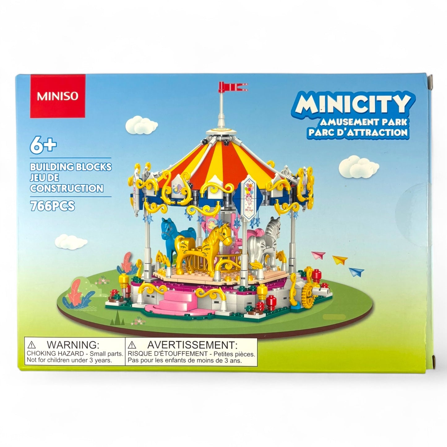 Minicity Amusement Park (Merry-Go-Round, 766 Pieces)