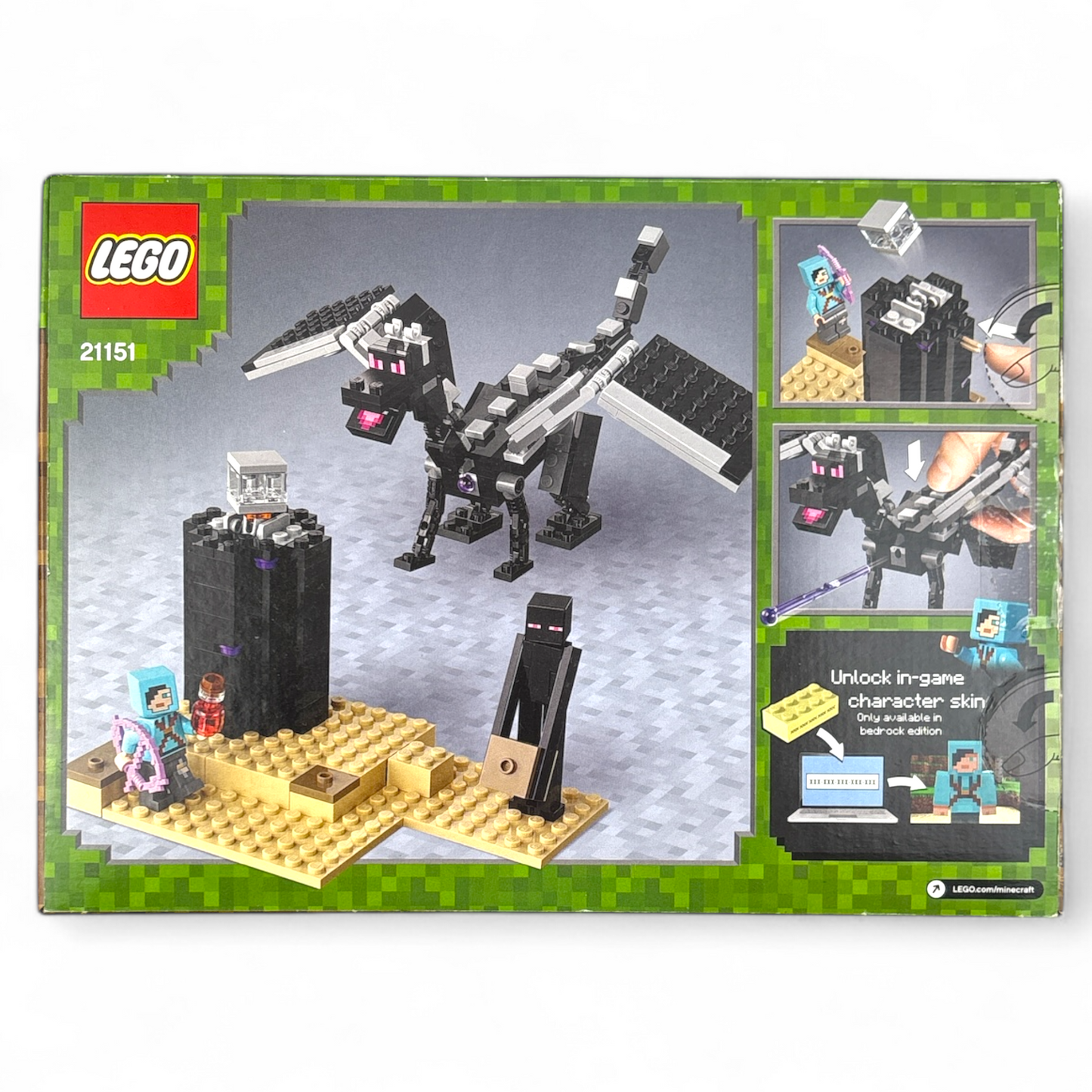 Lego Minecraft Crafting Box