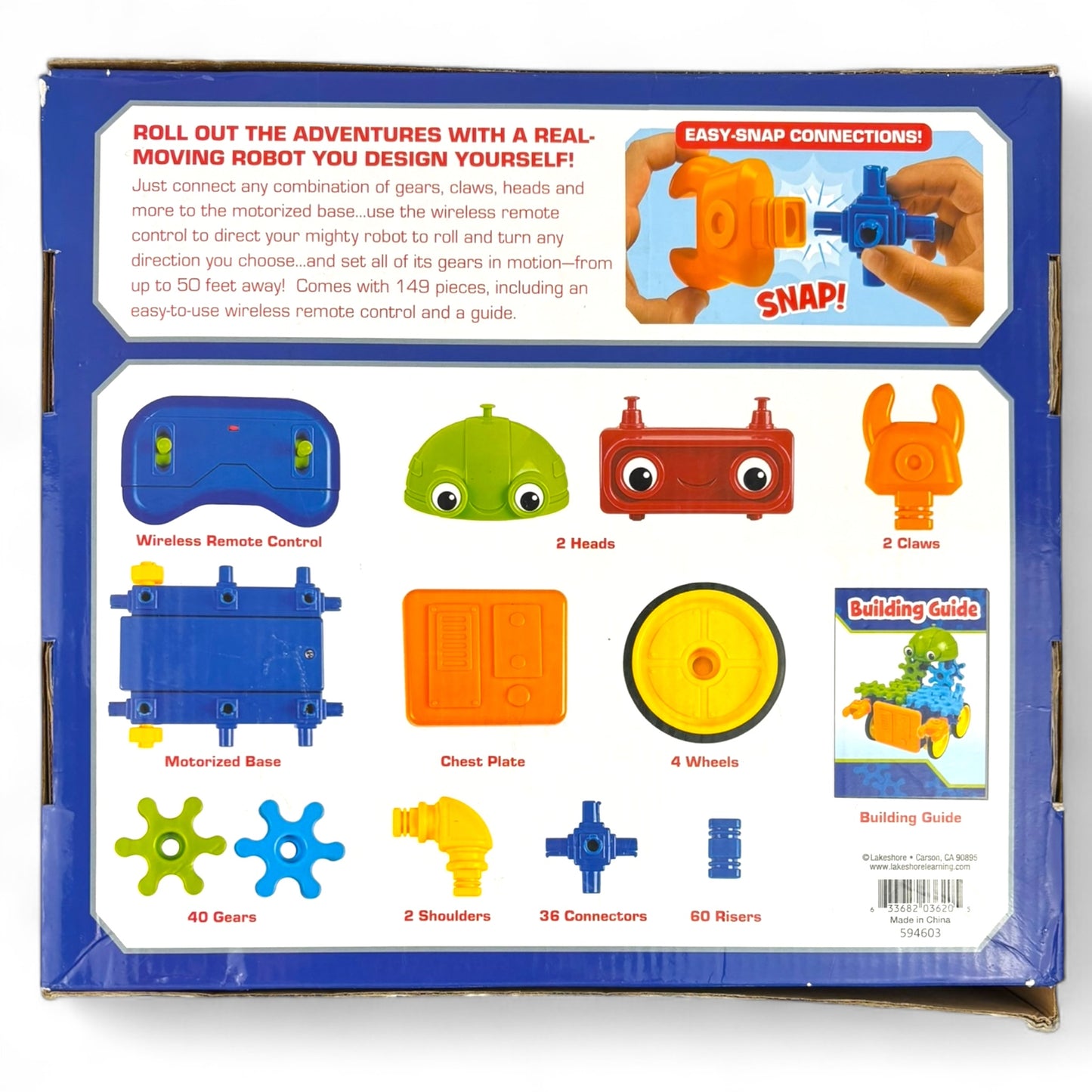 Remote-Control Gear-Bot