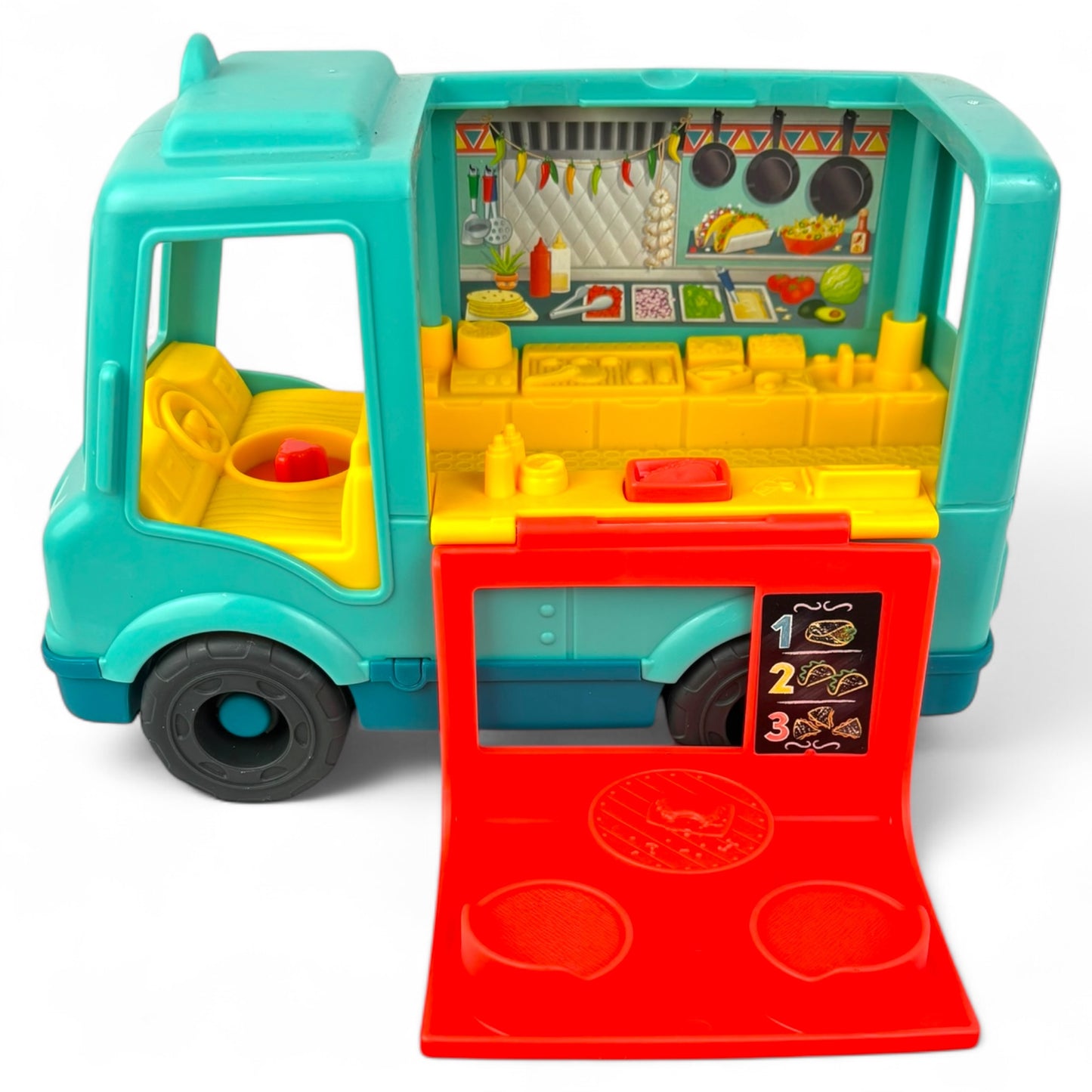 Little People Serve It Up Food Truck Musical Toddler Toy Vehicle
