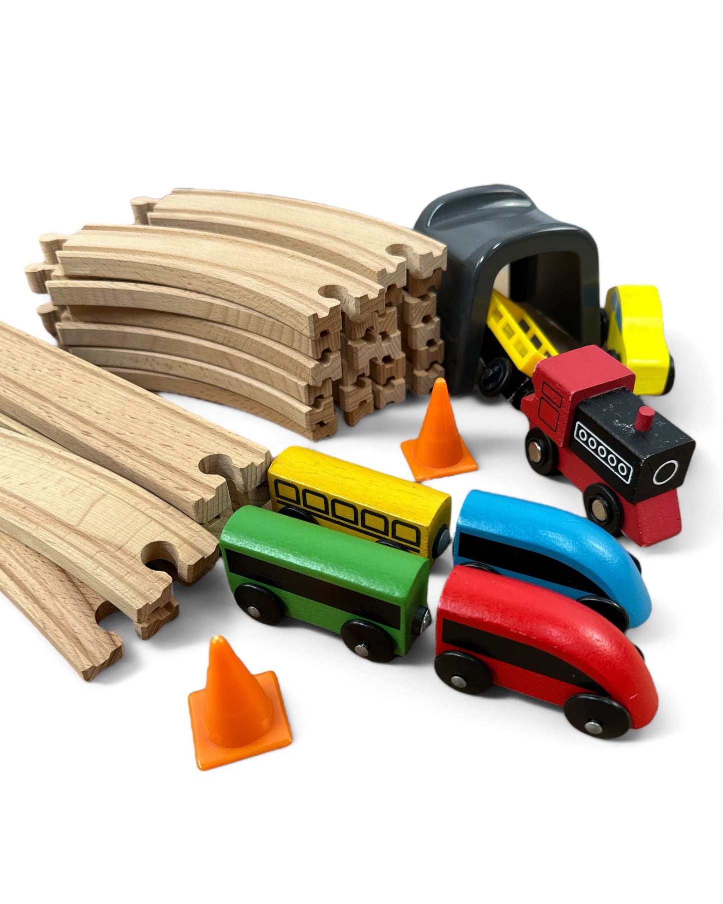 Train Track Set with Small Cave