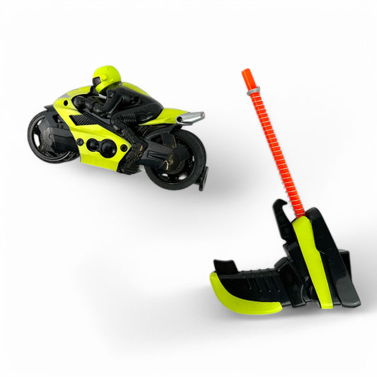 Super Street Bike Racer & High Speed Launcher - Green