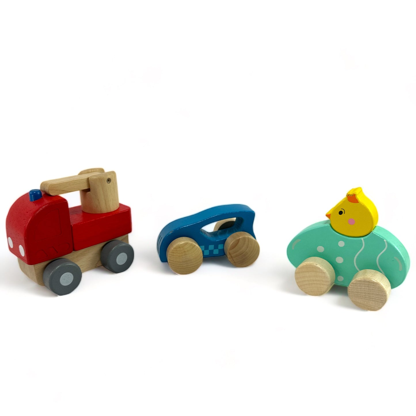 Wooden Truck and Cars Set
