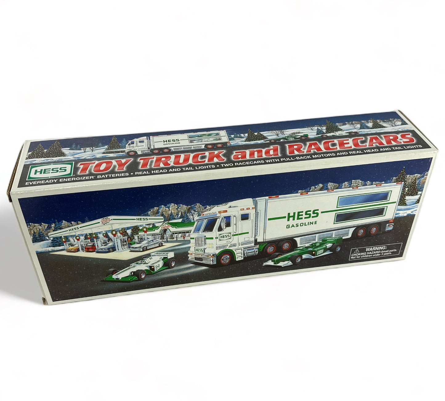 1997 Toy Truck with 2 Racers