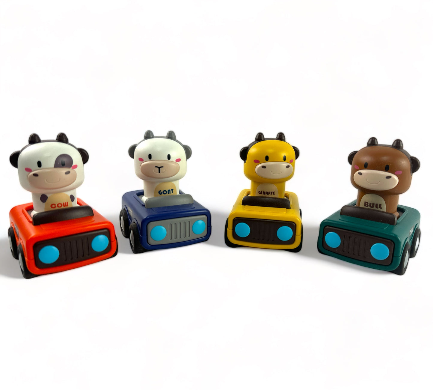 Press and Go Baby Animal Racing Cars