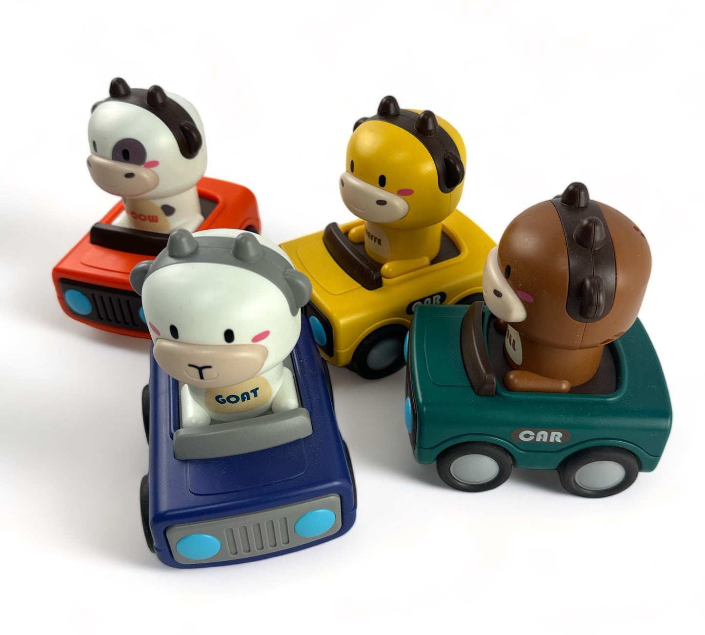Press and Go Baby Animal Racing Cars