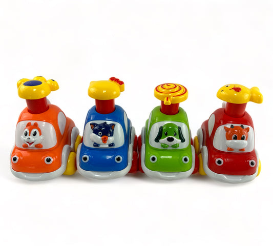 Baby Animal Car Toys Toddler Press and Go