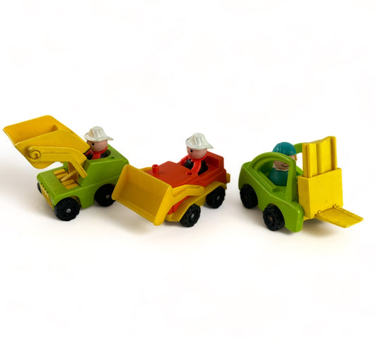 Fisher Price Little People Construction and Utility Vehicle Bundle
