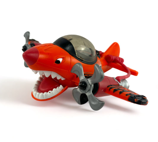 Imaginext Sky Racer Orange Flying Tiger Shark Plane