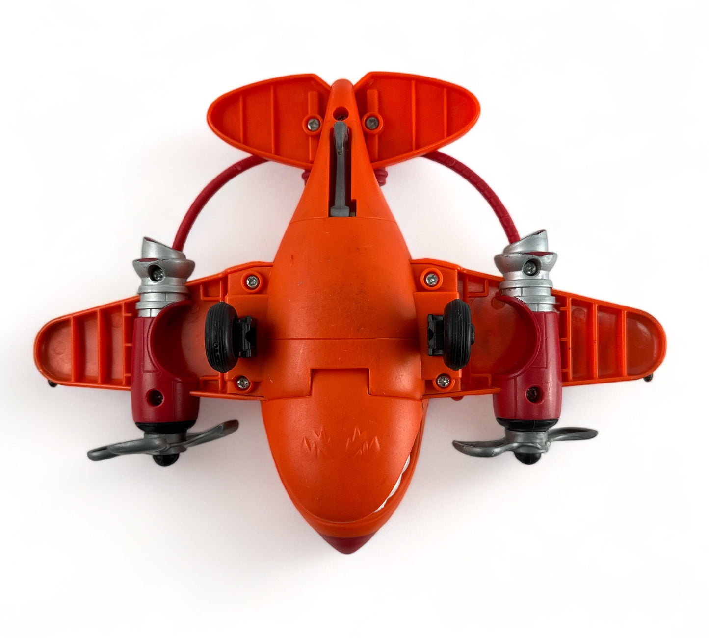 Imaginext Sky Racer Orange Flying Tiger Shark Plane