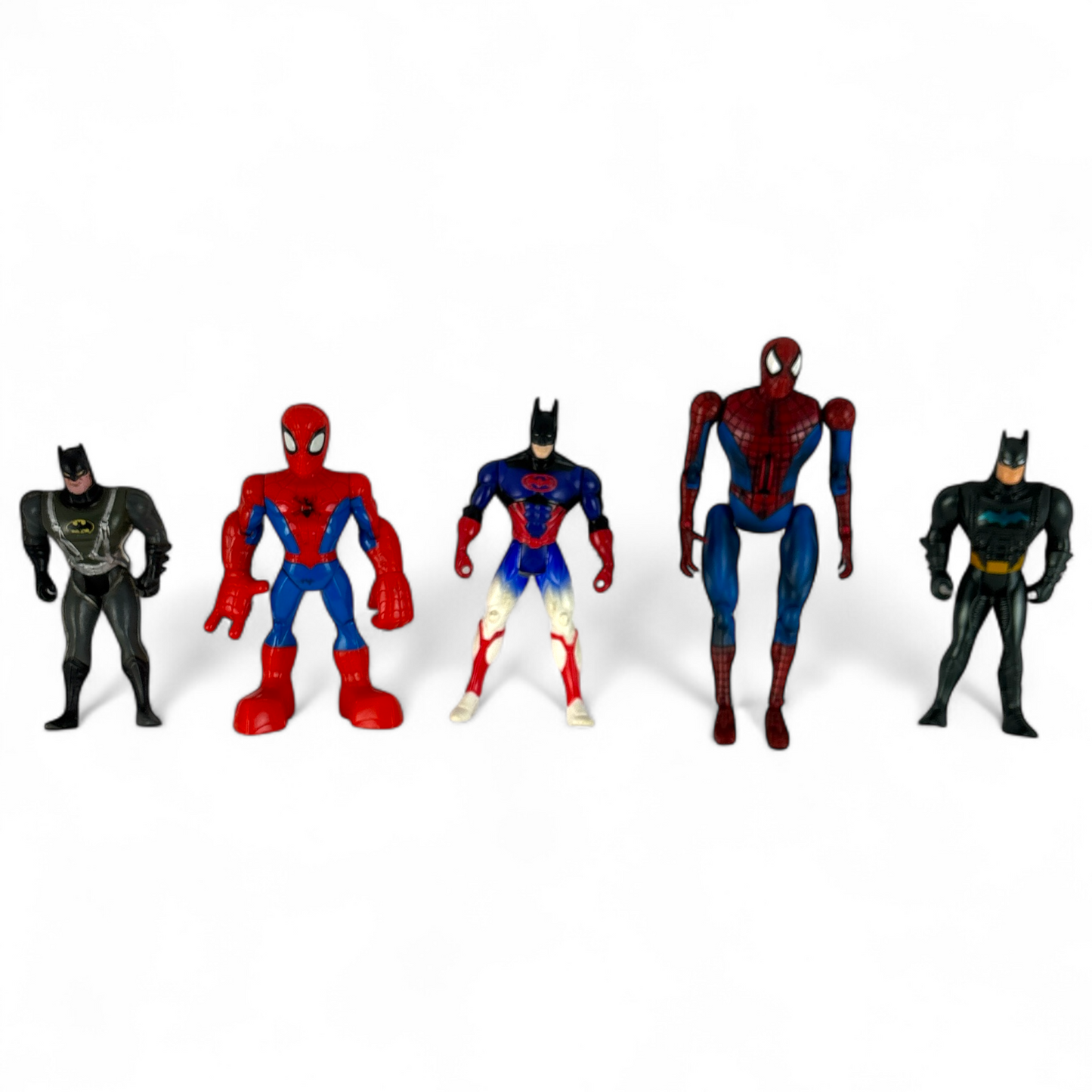 Super Hero Action Figure 5-Pack, with Batman & Spiderman