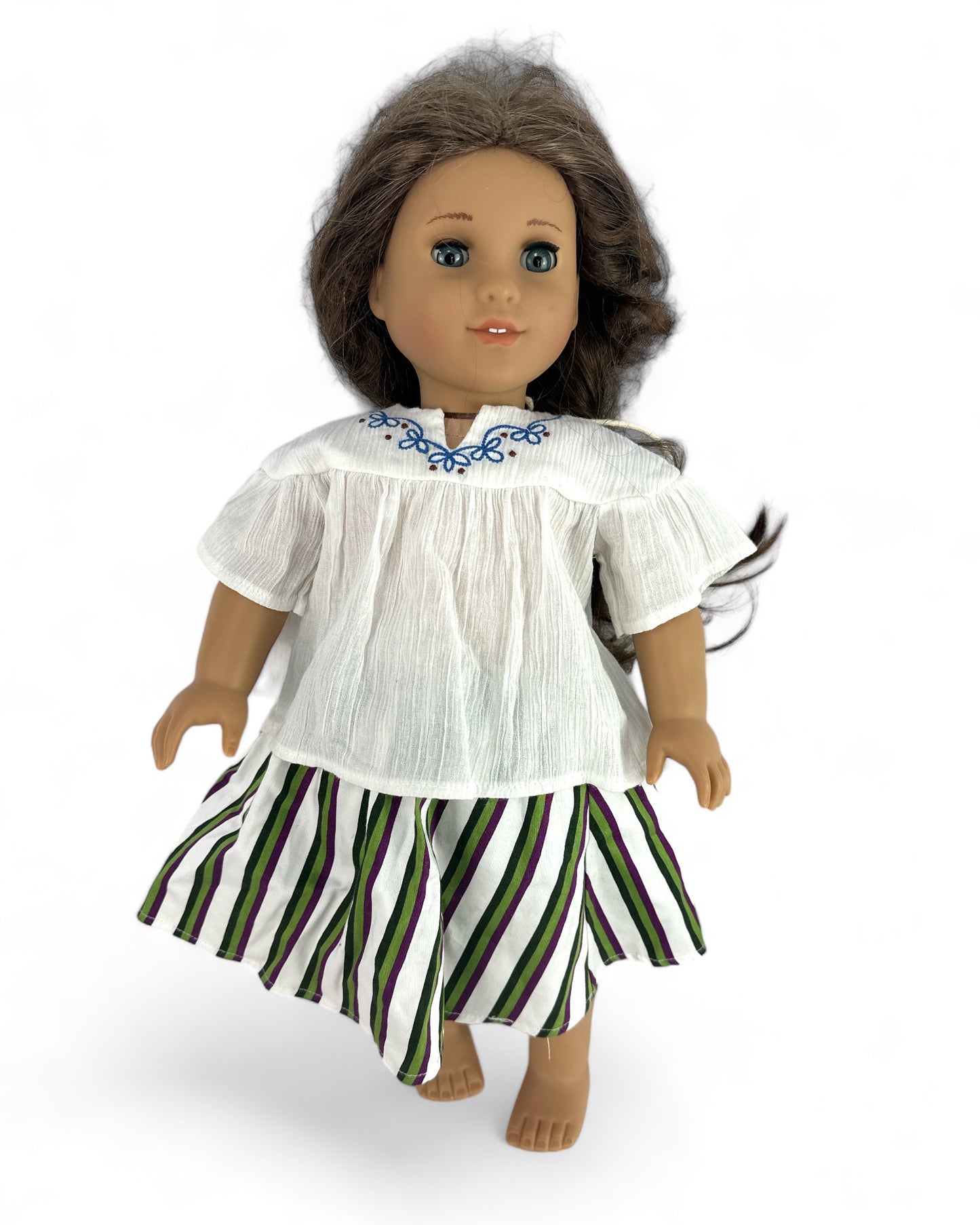 American Girl Doll Cute Cat Sweater Outfit with Other Outfits and Accessories