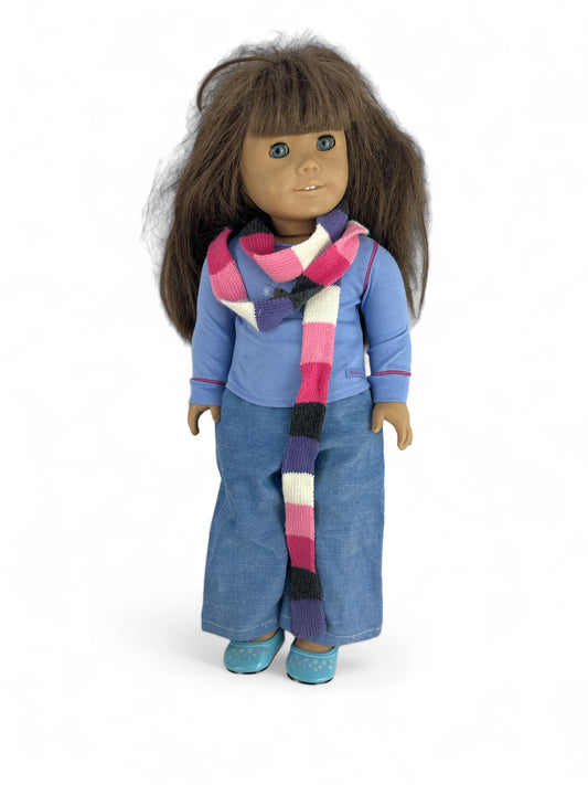 American Girl Doll Autumn Outfit with Other Outfits and Accessories