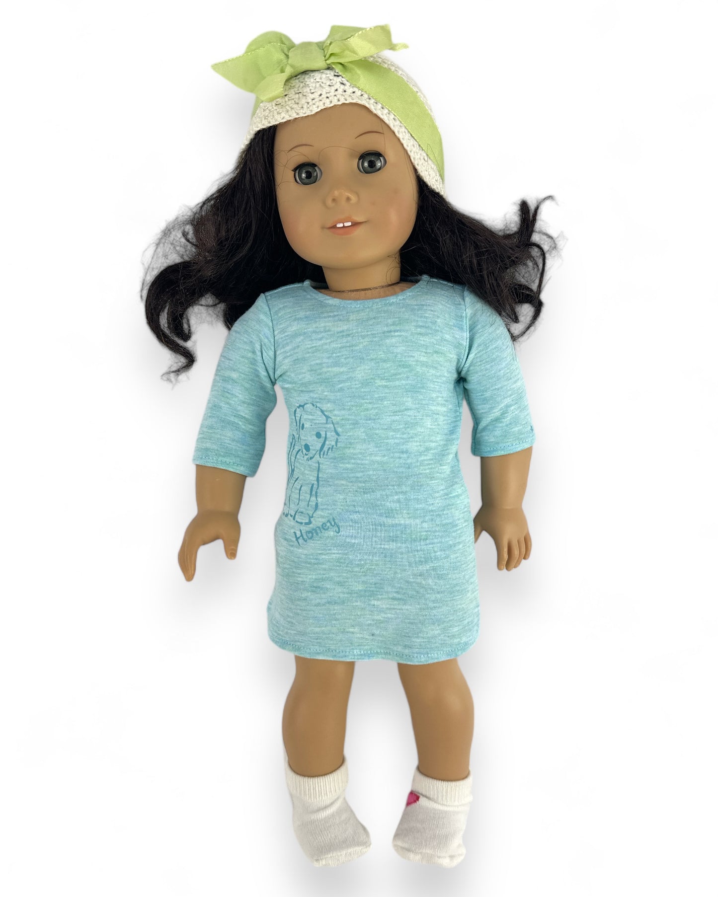 American Girl Doll Magenta Dress with Other Outfits and Accessories