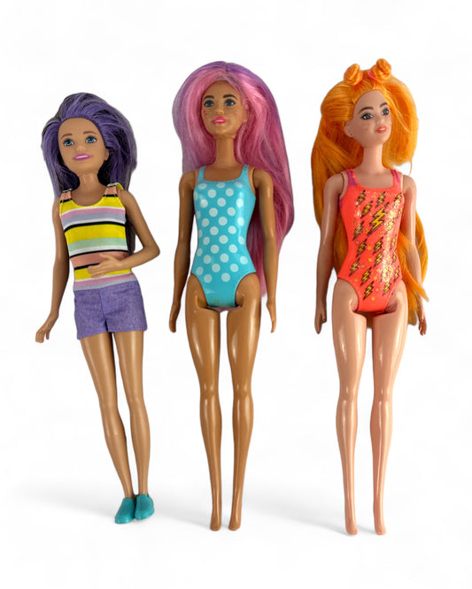 Beach Barbie 3 Pack Set of Dolls