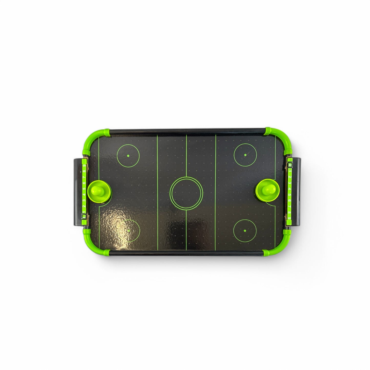Neon Wooden Tabletop AIR Hockey Game