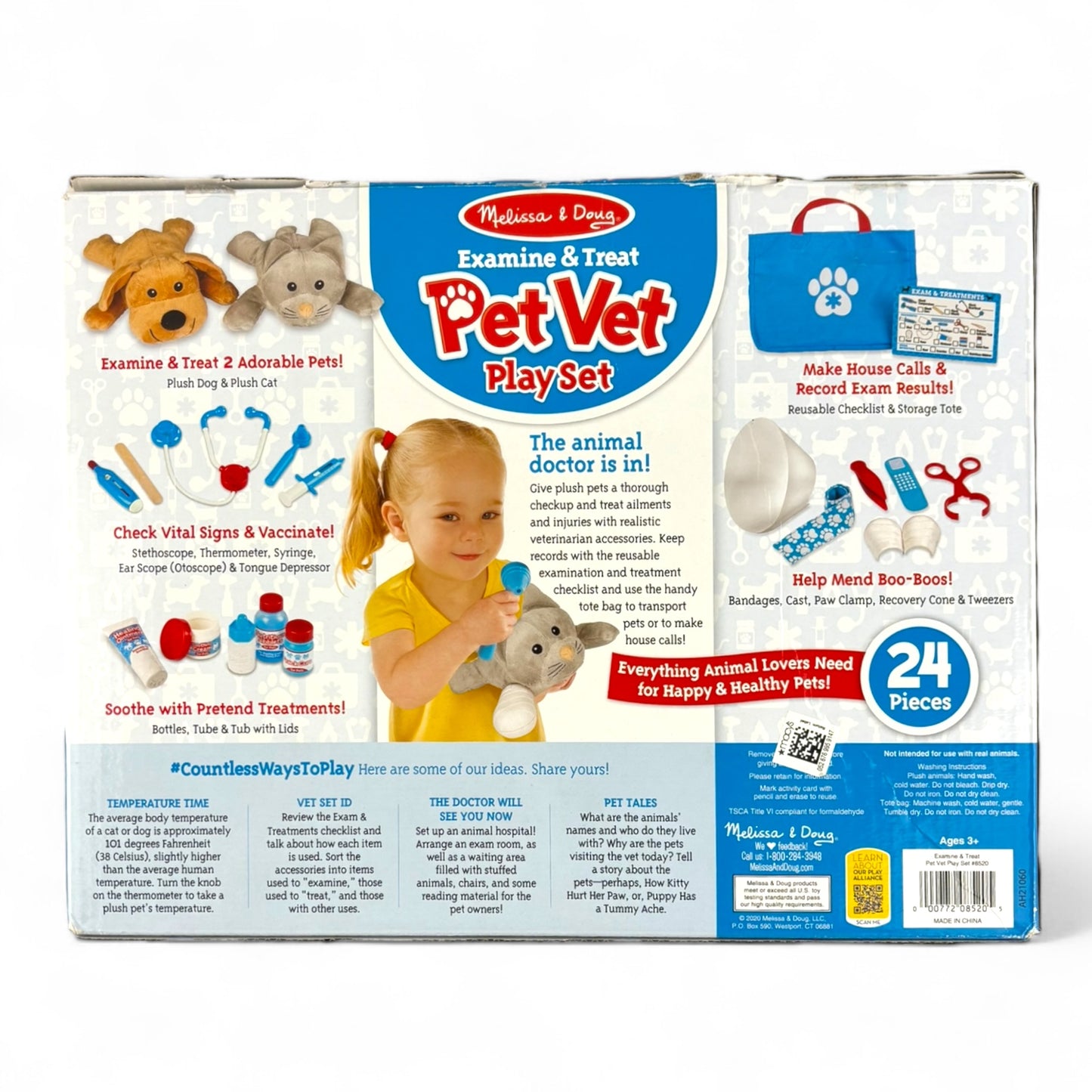 Examine & Treat Pet Vet Play Set