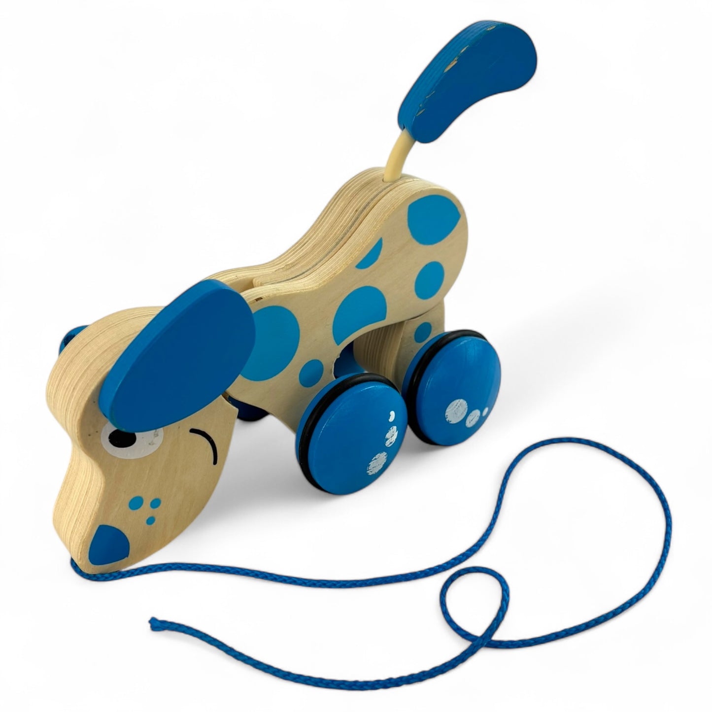 Walk-A-Long Puppy Wooden Pull Toy
