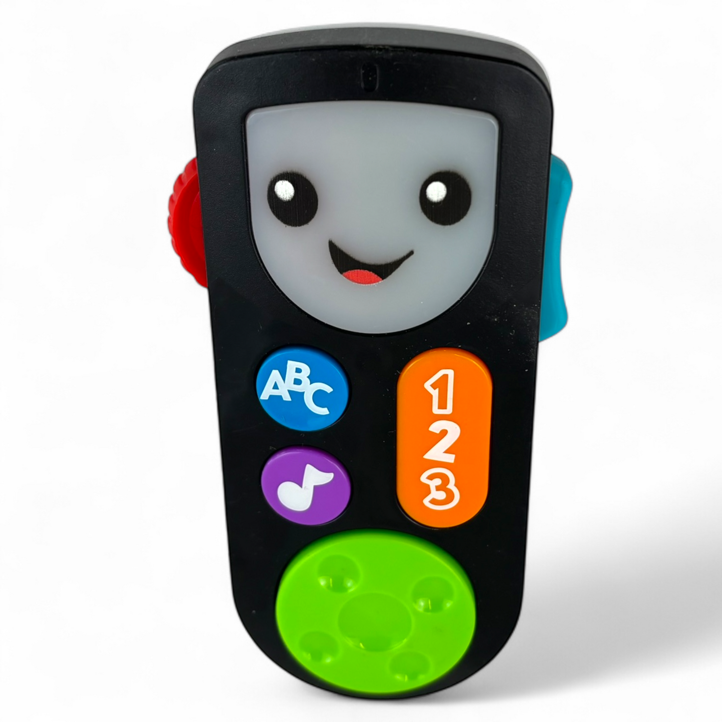 Laugh & Learn Stream & Learn Remote, Electronic Pretend TV Remote Toy with Lights and Educational Content for Infants and Toddlers
