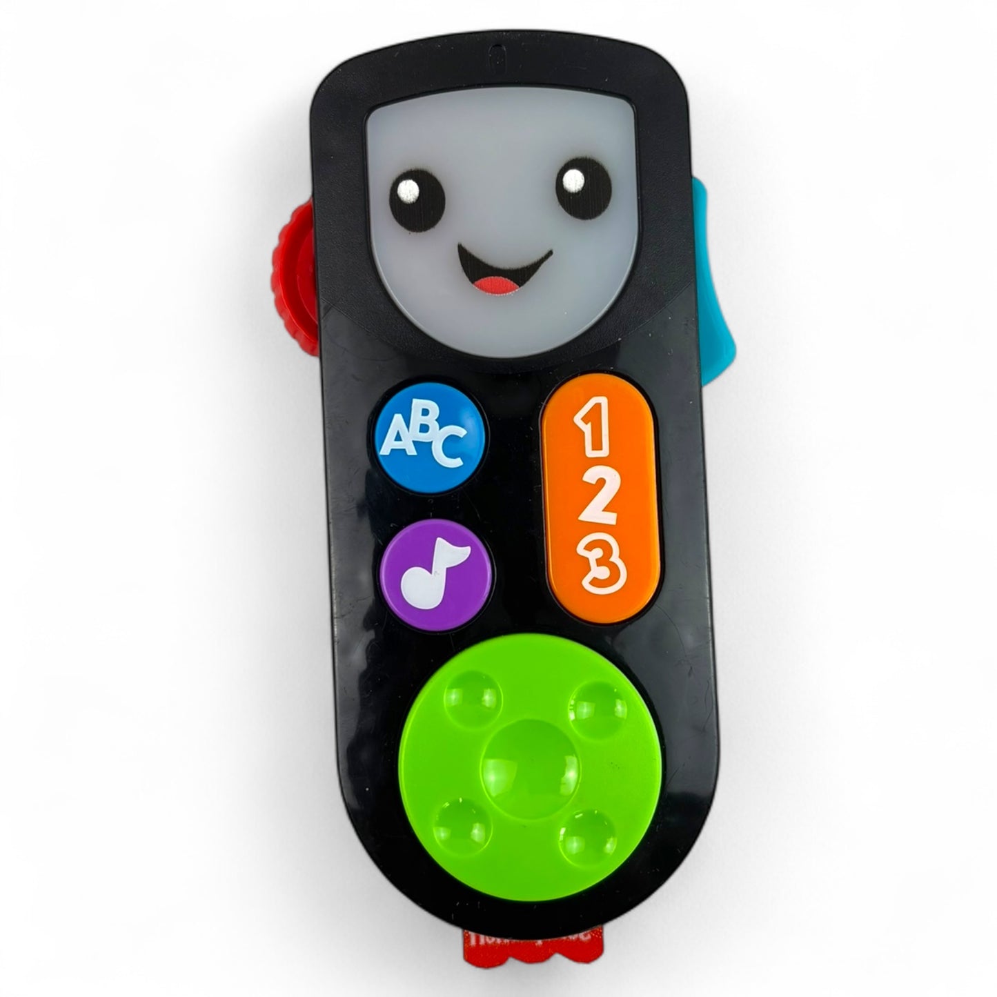Laugh & Learn Stream & Learn Remote, Electronic Pretend TV Remote Toy with Lights and Educational Content for Infants and Toddlers