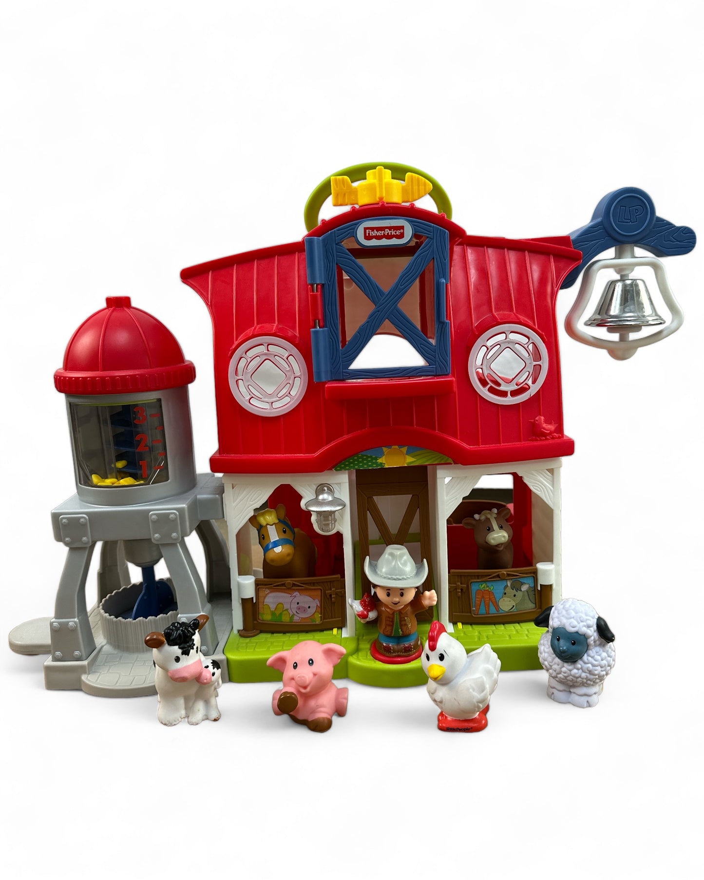 Little People Caring for Animals Farm Interactive Playset