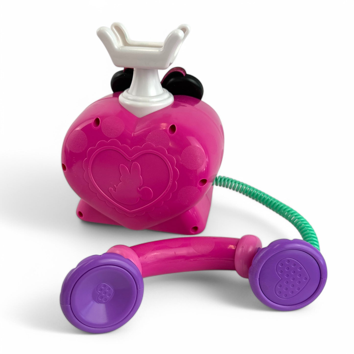 Disney Junior Minnie Mouse Ring Me Rotary Pretend Play Phone with Lights and Sounds