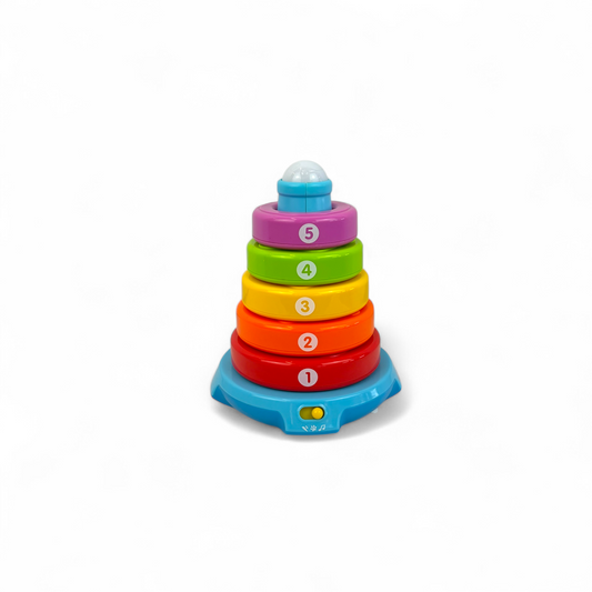 Stack & Learn Light-Up Toy, Melody Based Stacking Rings