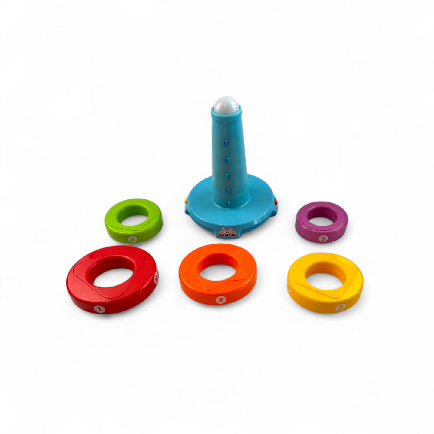 Stack & Learn Light-Up Toy, Melody Based Stacking Rings
