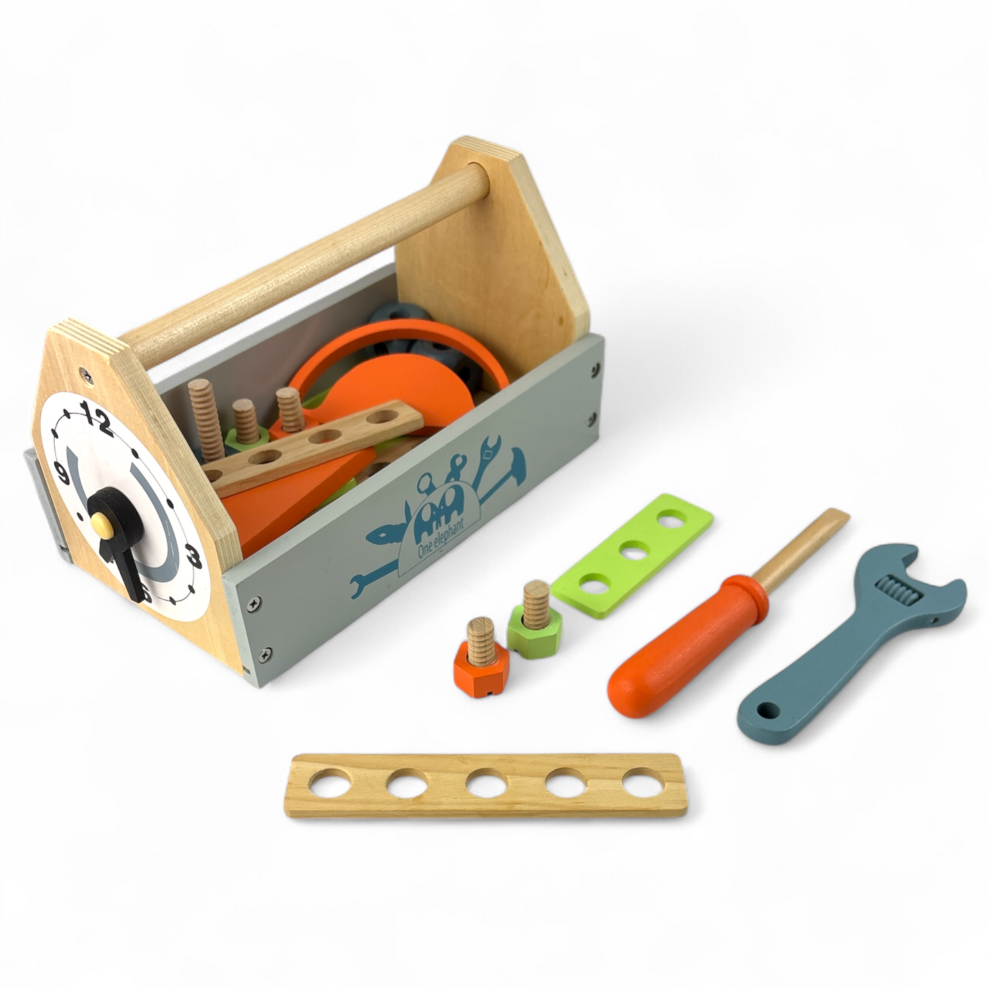 Wooden Tool Box for Toddlers