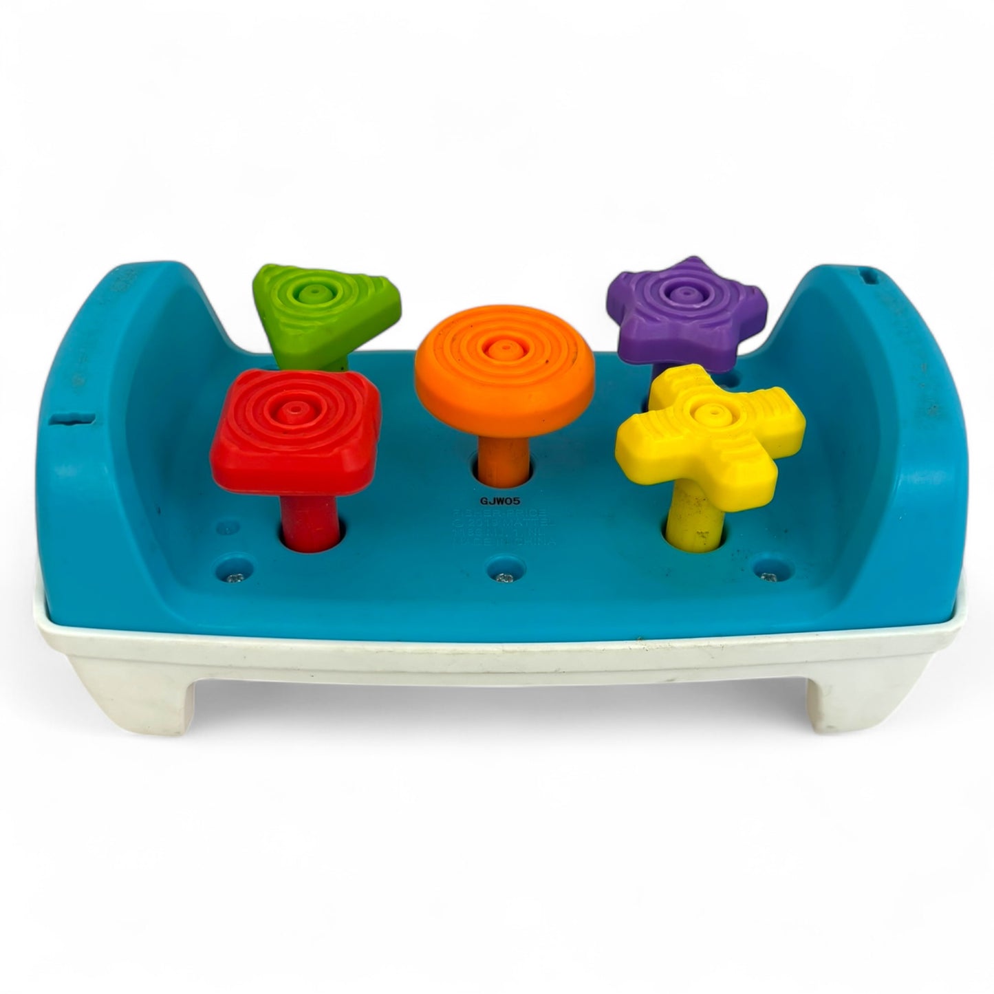 Toddler Toy Tap & Turn Bench Pretend Tools 2-Sided Construction Set