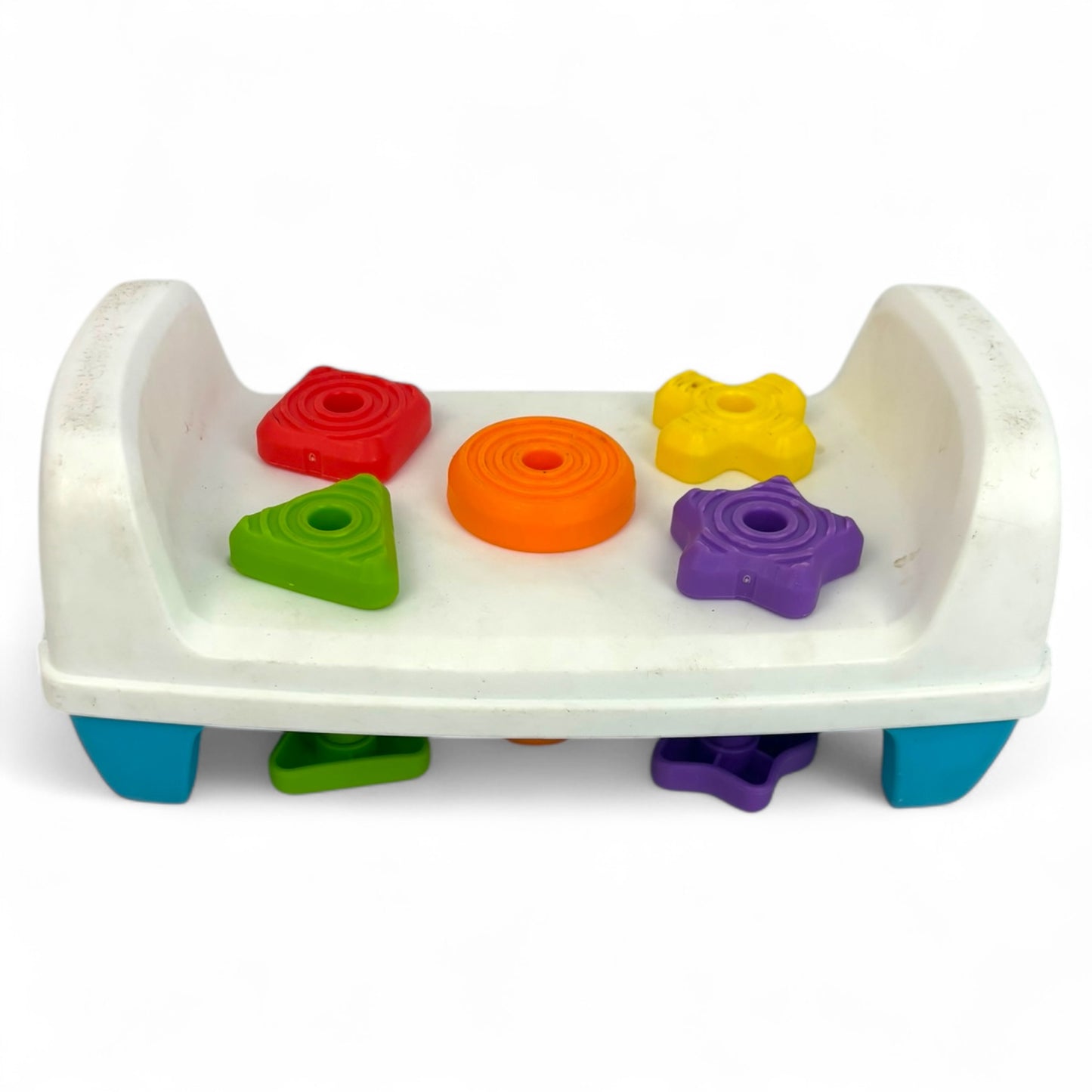 Toddler Toy Tap & Turn Bench Pretend Tools 2-Sided Construction Set