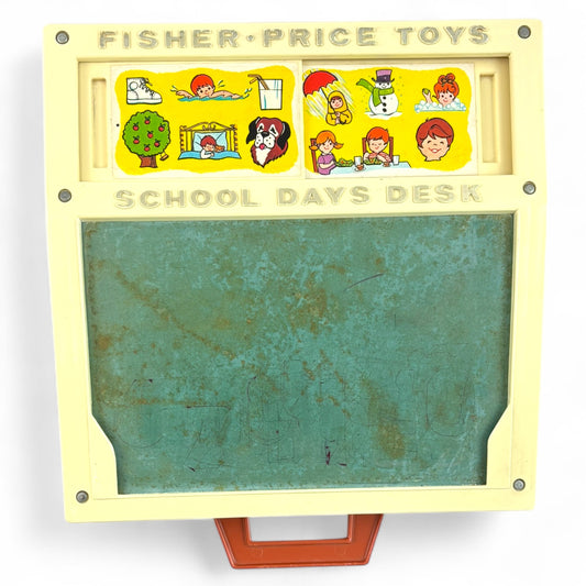 School Days Desk with Letter Tray and Stencils