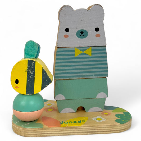 Pure 2-in-1 Wood Stackable Bear