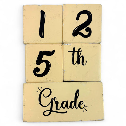Baby Milestone Blocks