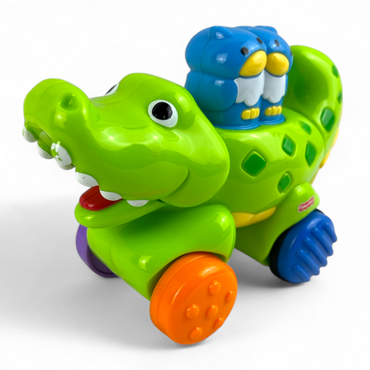 Amazing Animals Press & Go Crocodile Toy