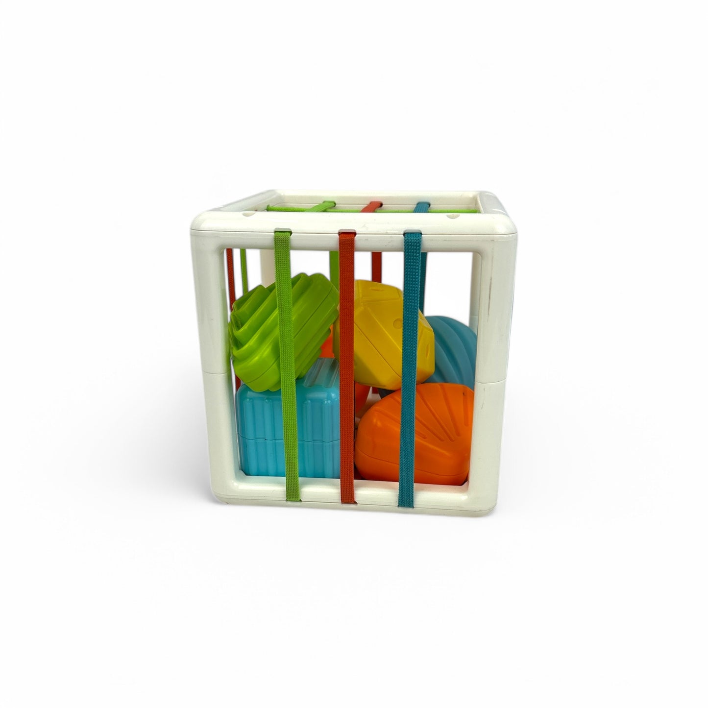 Montessori Cube & 6 Sensory Shape Blocks