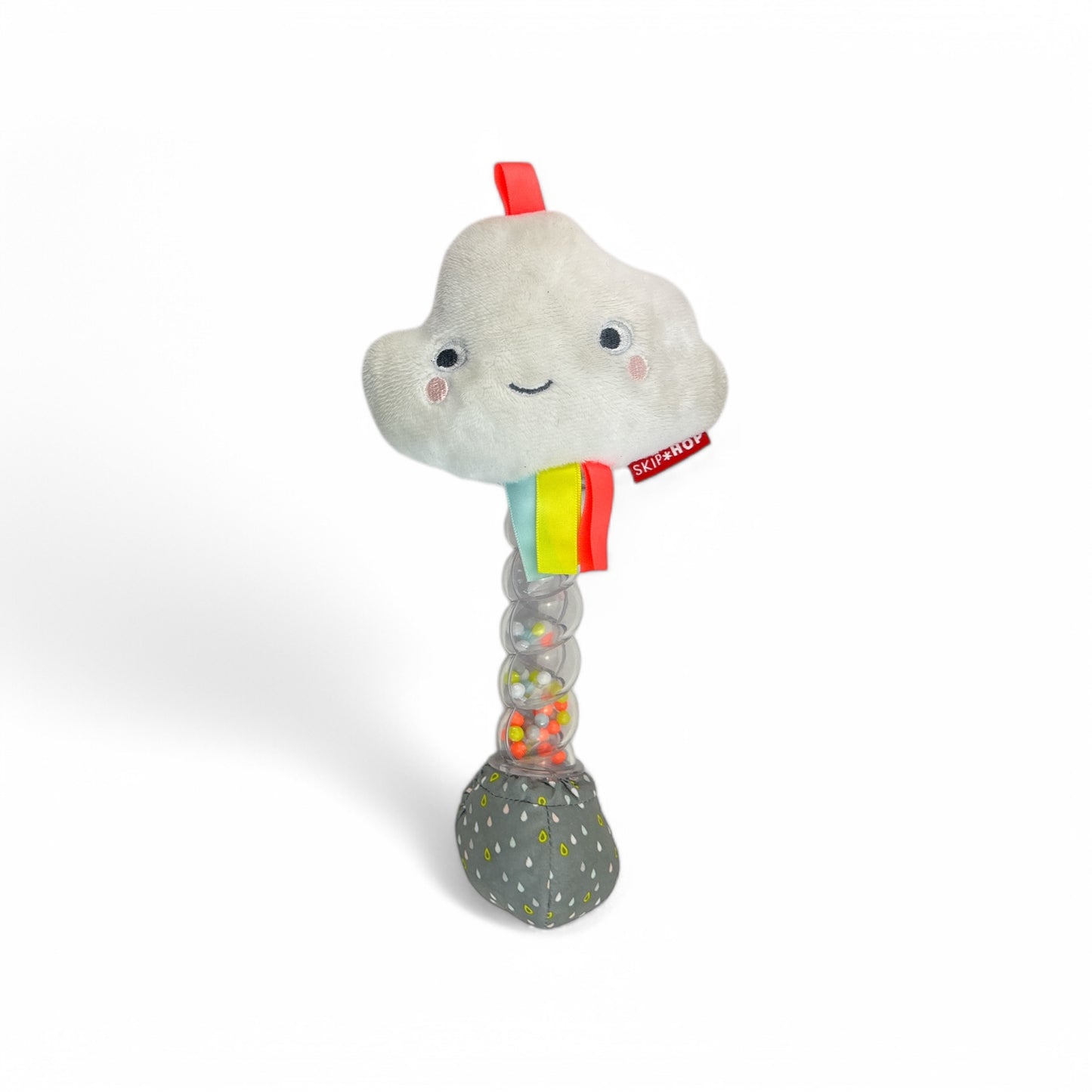 Silver Lining Cloud Baby Rattle Rainstick