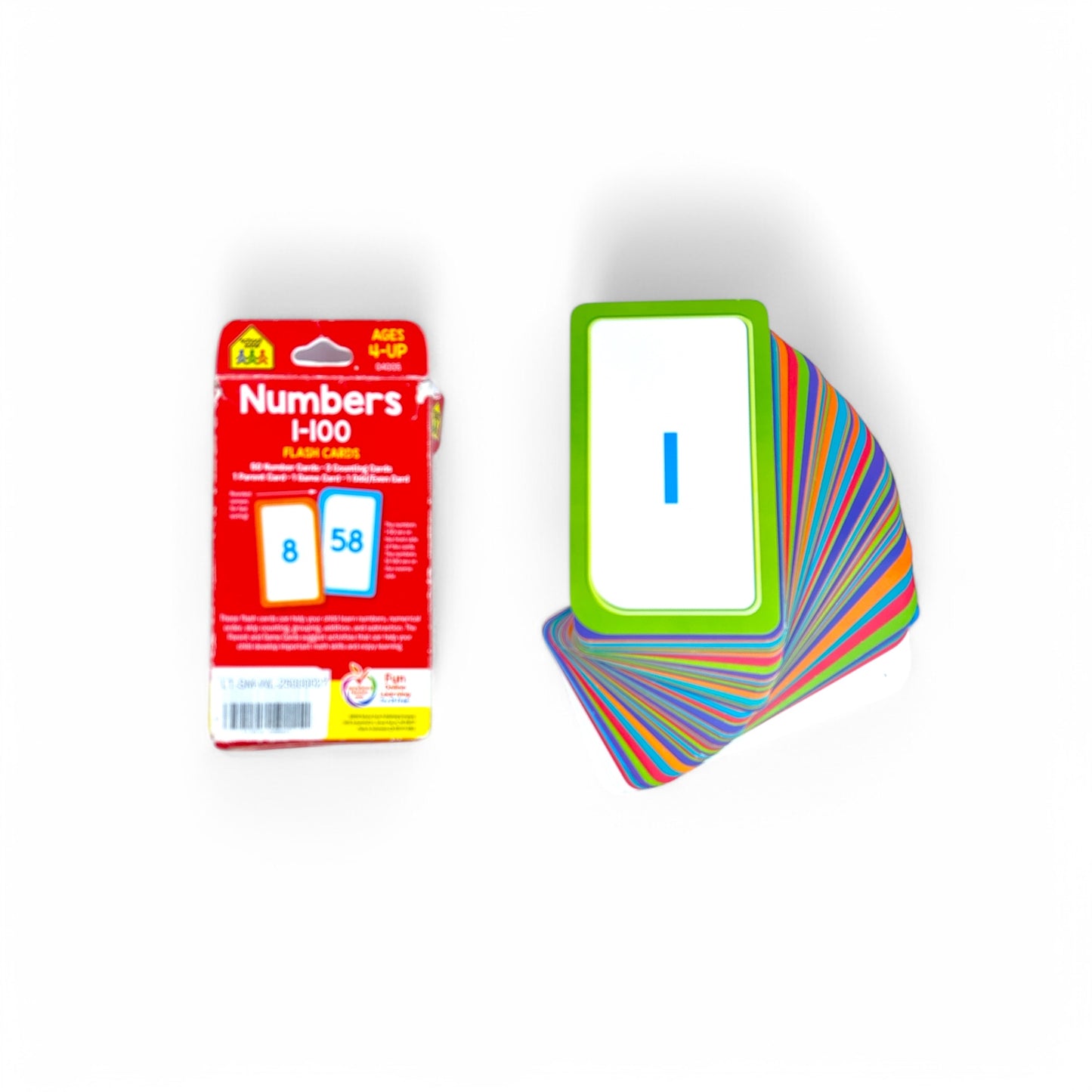 Numbers 1-100 Flash Cards