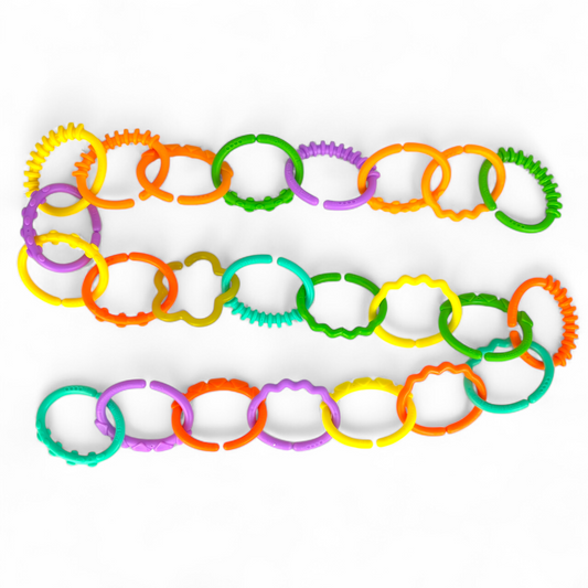 Lots of Links Rings Toys for Stroller or Carrier Seat