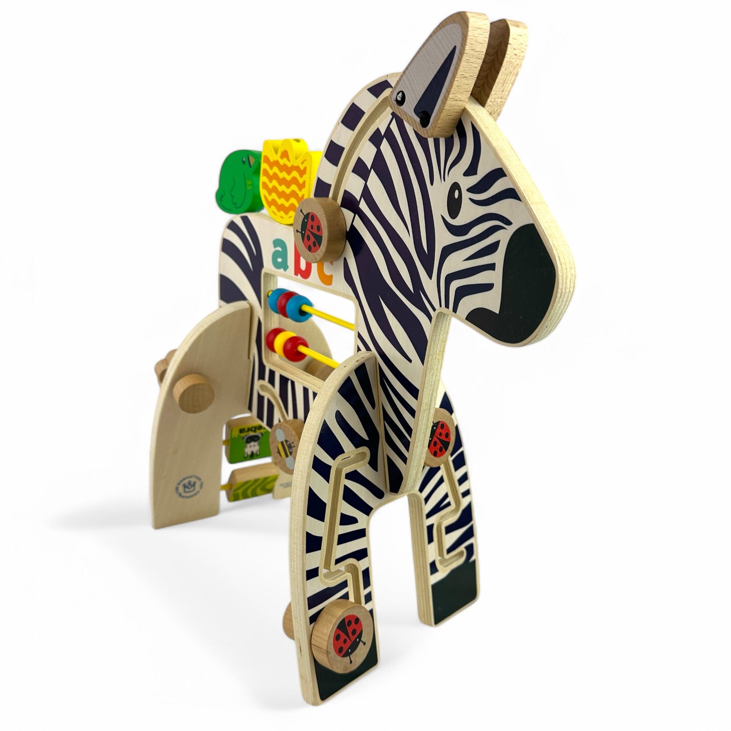 Safari Zebra - Wooden Toddler Activity Toy