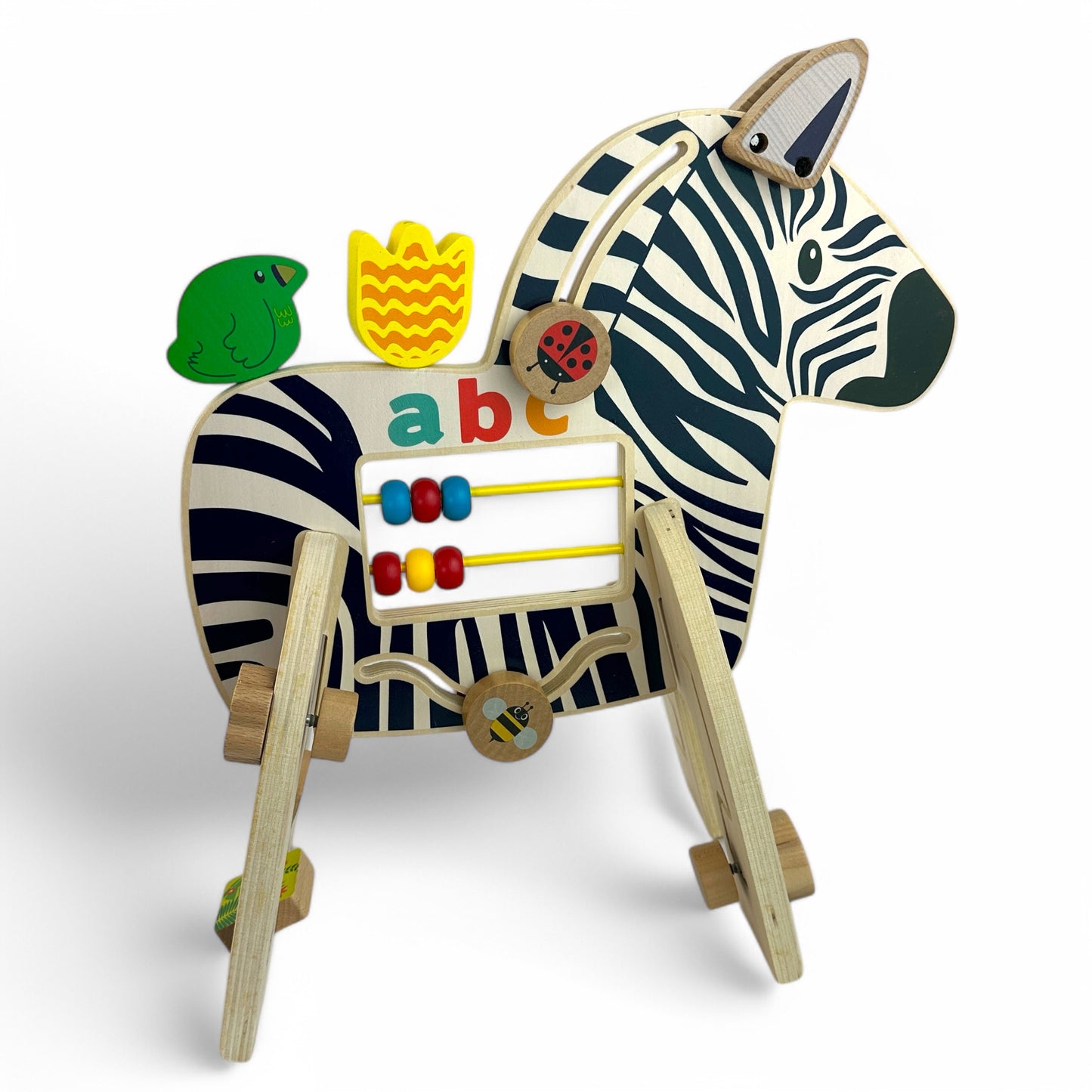 Safari Zebra - Wooden Toddler Activity Toy