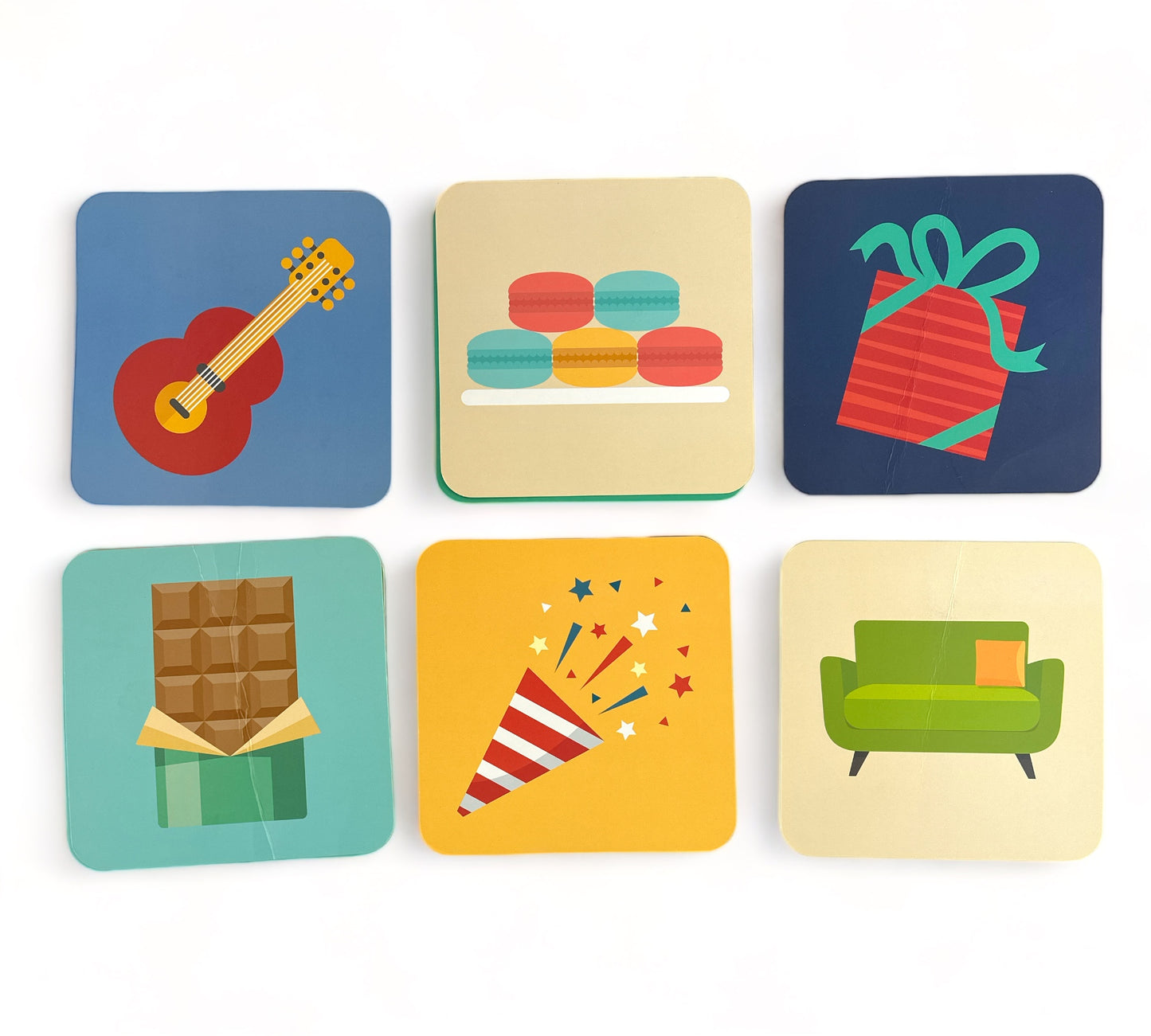 Visual Stimulation Colorful Flash Cards